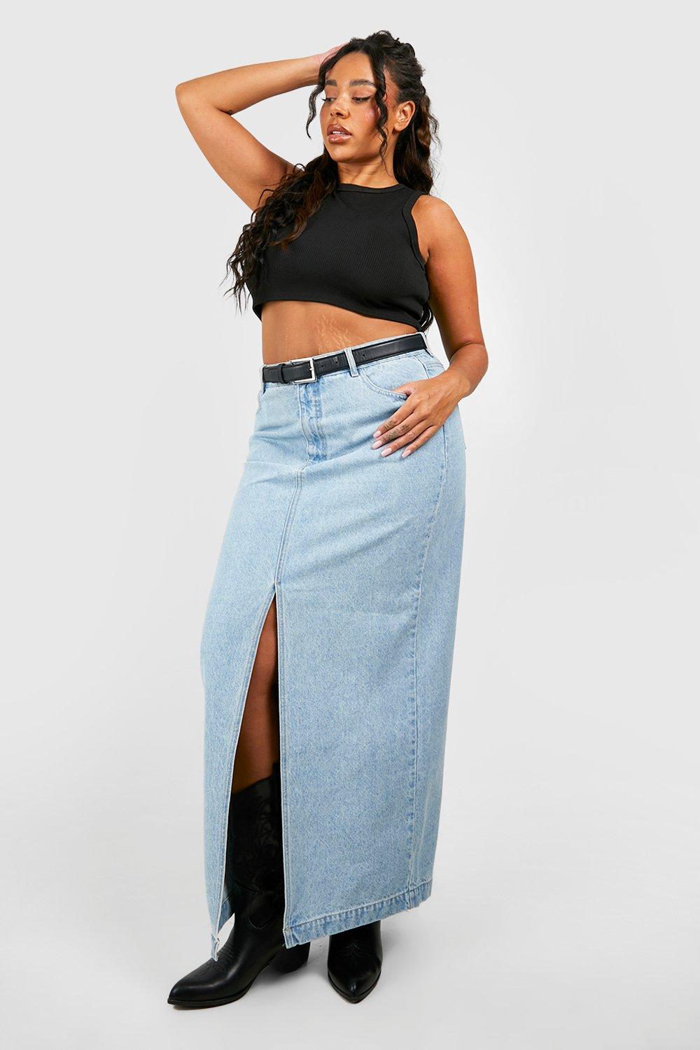 Women's plus size on sale maxi skirts 30 off